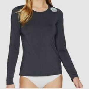 NOT FOR SALE CURL Women's UV Protection Long Sleeve Surf Rash Guard Wet Suit Top